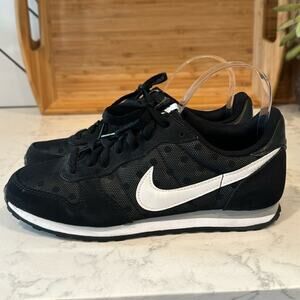 Nike GENICCO PRINT retro 80s’ sneakers black white polka dots street feminine